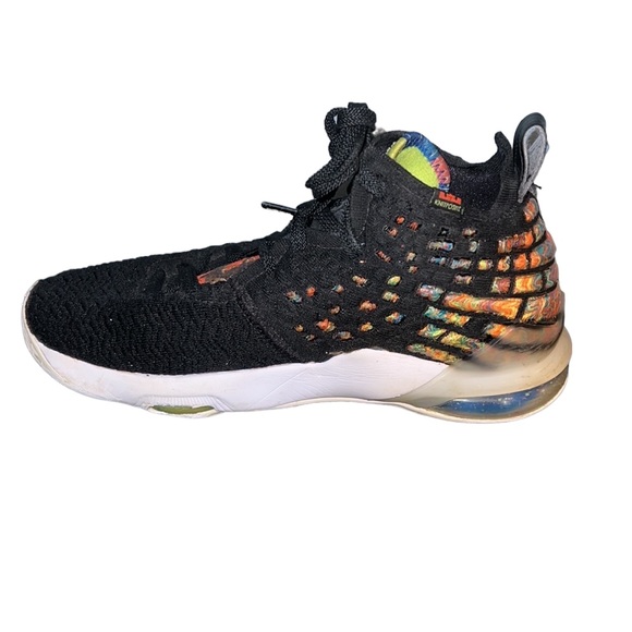 Men’s Nike Air Zoom James Lebron 17 James Gang Multicolored Basketball Shoe - Picture 7 of 11
